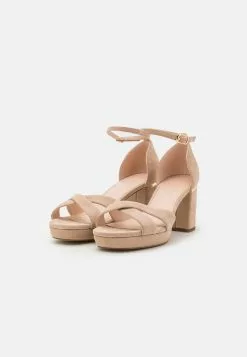 Anna Field Wide Fit LEATHER - Plateausandalette - Beige -Anna Field Geschäft 03317e61a03545bbbb00ce7b4896c308