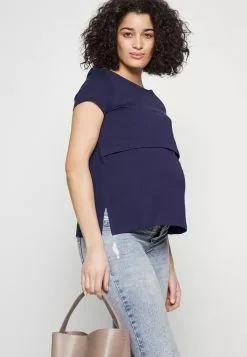 Anna Field MAMA MATERNITY LONG TEE - T-Shirt Basic - Dark Blue 11 Anna Field MAMA MATERNITY LONG TEE - T-Shirt Basic - Dark Blue -Anna Field Geschäft 0378fd57dcce45b0b365d0980b71c0b4