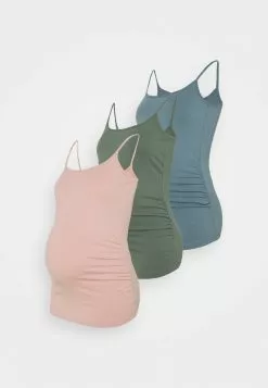 Anna Field MAMA 3 PACK - Top - Pink /green/teal