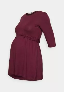 Anna Field MAMA FLARE TOP - Langarmshirt - Dark Red -Anna Field Geschäft 1e274920e0604691aff0cc52d3a7d63a