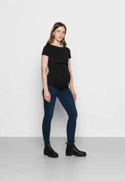 Anna Field MAMA NURSING 2er PACK - Basic T-shirt - T-Shirt Basic - Dark Blue/black