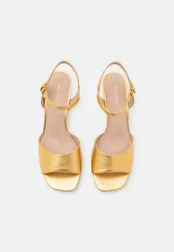 Anna Field LEATHER - Riemensandalette - Gold -Anna Field Geschäft 23d090372ee7402aa0188137206862d8