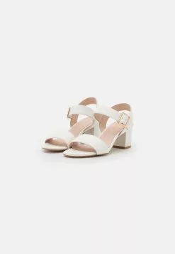 Anna Field LEATHER - Riemensandalette - White -Anna Field Geschäft 3325a23de4b14a3faa506b203b4efc4b