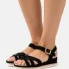 Anna Field LEATHER - Keilsandalette - Black -Anna Field Geschäft 3b6922ec5ee44835a5e0cd322309ba4c