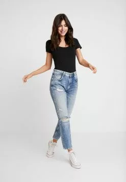 Anna Field 3 PACK - T-Shirt Basic - White/black/dark Grey