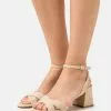 Anna Field LEATHER - Riemensandalette - Beige