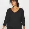 Anna Field Curvy Langarmshirt - Black -Anna Field Geschäft 4ec50b7a0bb14f6cb82939ede59bd7b9