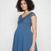 Anna Field MAMA Jerseykleid - Dark Blue