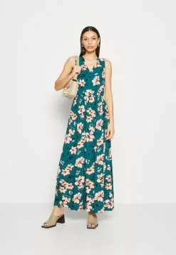 Anna Field Maxikleid - Dark Green/pink -Anna Field Geschäft 572c0dc7b4284bff8f1f654aad4d2187