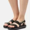 Anna Field LEATHER - Riemensandalette - Black -Anna Field Geschäft 66701412dca84f2997f0b482f2437f4f