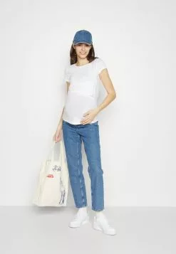 Anna Field MAMA 2 PACK - T-Shirt Basic - Light Pink/white