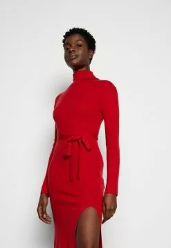 Anna Field ROLLKRAGEN RIPP MINI STRICKKLEID MIT GÜRTEL - Strickkleid - Red 11 Anna Field ROLLKRAGEN RIPP MINI STRICKKLEID MIT GÜRTEL - Strickkleid - Red -Anna Field Geschäft 71b57cf9ce54411882918bef331aba09