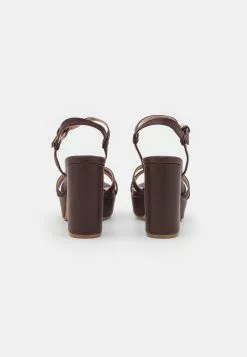 Anna Field Plateausandalette - Dark Brown -Anna Field Geschäft 78fb4a983d5d4ba392299bb4e4d55c7e