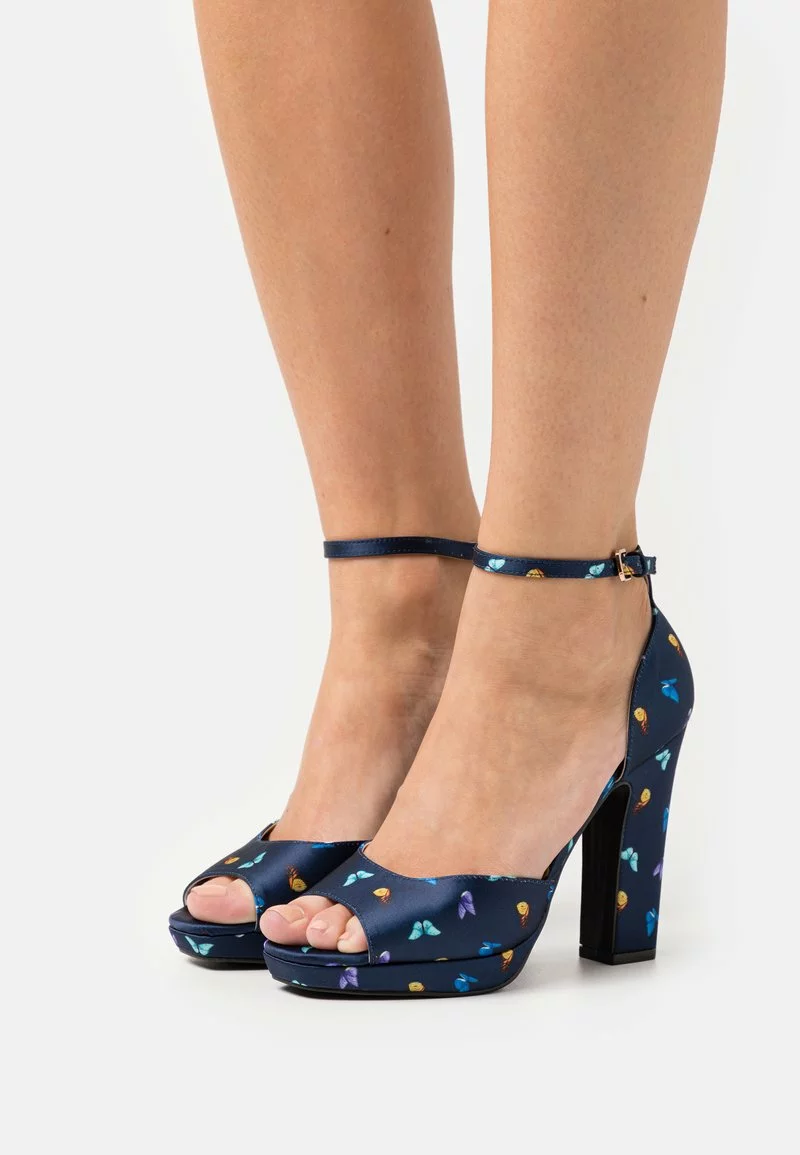 Anna Field Plateausandalette - Dark Blue 3 Anna Field Plateausandalette - Dark Blue