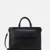 Anna Field LEATHER - Aktentasche - Black
