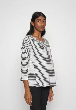 Anna Field MAMA Langarmshirt - Black/white