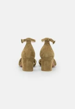 Anna Field LEATHER - Riemensandalette - Khaki -Anna Field Geschäft 9860eb849e0943babdc8141f96216124