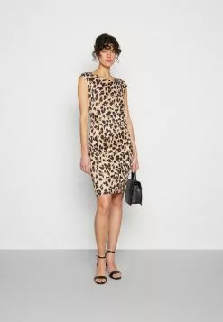 Anna Field Jerseykleid - Black/beige/multi-coloured -Anna Field Geschäft a47fdc9053e449a188c445da5e3e1a74