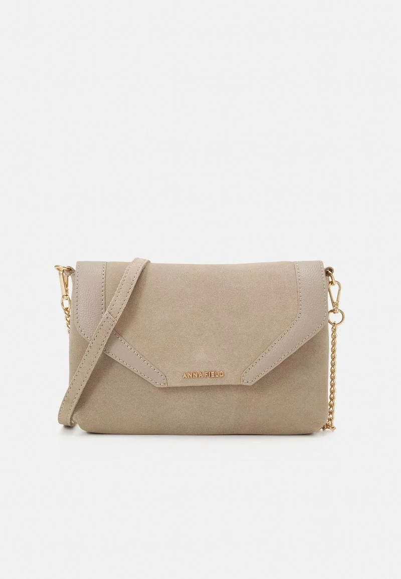 Anna Field LEATHER - Clutch - Taupe 3 Anna Field LEATHER - Clutch - Taupe