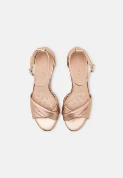 Anna Field LEATHER - Riemensandalette - Rose Gold-coloured -Anna Field Geschäft ac4d02486f144d14b54786f97fedb29b