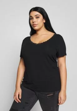 Anna Field Curvy T-Shirt Basic - Black -Anna Field Geschäft b803c720a7a14cc8991c8cd2ceee331b 1