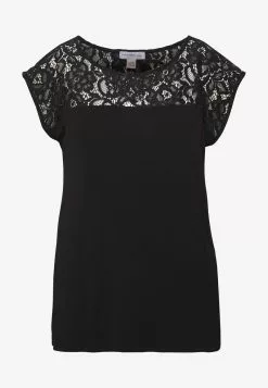 Anna Field Curvy T-Shirt Print - Black -Anna Field Geschäft b8bc3bc4b9c54433a65951aa481e174e