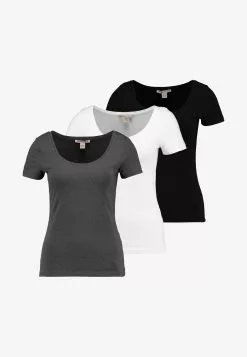 Anna Field 3 PACK - T-Shirt Basic - White/black/dark Grey 11 Anna Field 3 PACK - T-Shirt Basic - White/black/dark Grey -Anna Field Geschäft bb08976caaf640e78f849b1b6087903f