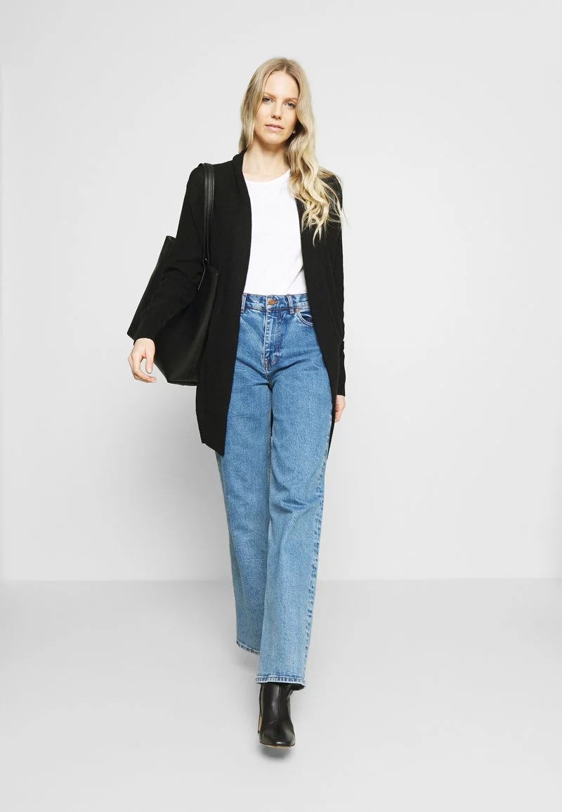 Anna Field 3 PACK - T-Shirt Basic - Black/white/mottled Light Grey 3 Anna Field 3 PACK - T-Shirt Basic - Black/white/mottled Light Grey