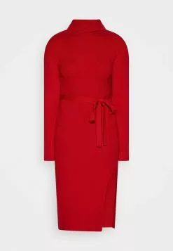 Anna Field ROLLKRAGEN RIPP MINI STRICKKLEID MIT GÜRTEL - Strickkleid - Red 12 Anna Field ROLLKRAGEN RIPP MINI STRICKKLEID MIT GÜRTEL - Strickkleid - Red -Anna Field Geschäft d04bebcd58f24f00a11111c54cc28fcb