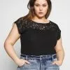 Anna Field Curvy T-Shirt Print - Black