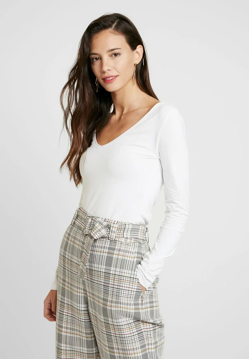 Anna Field BASIC - Langarmshirt - White 3 Anna Field BASIC - Langarmshirt - White