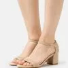 Anna Field LEATHER - Riemensandalette - Beige